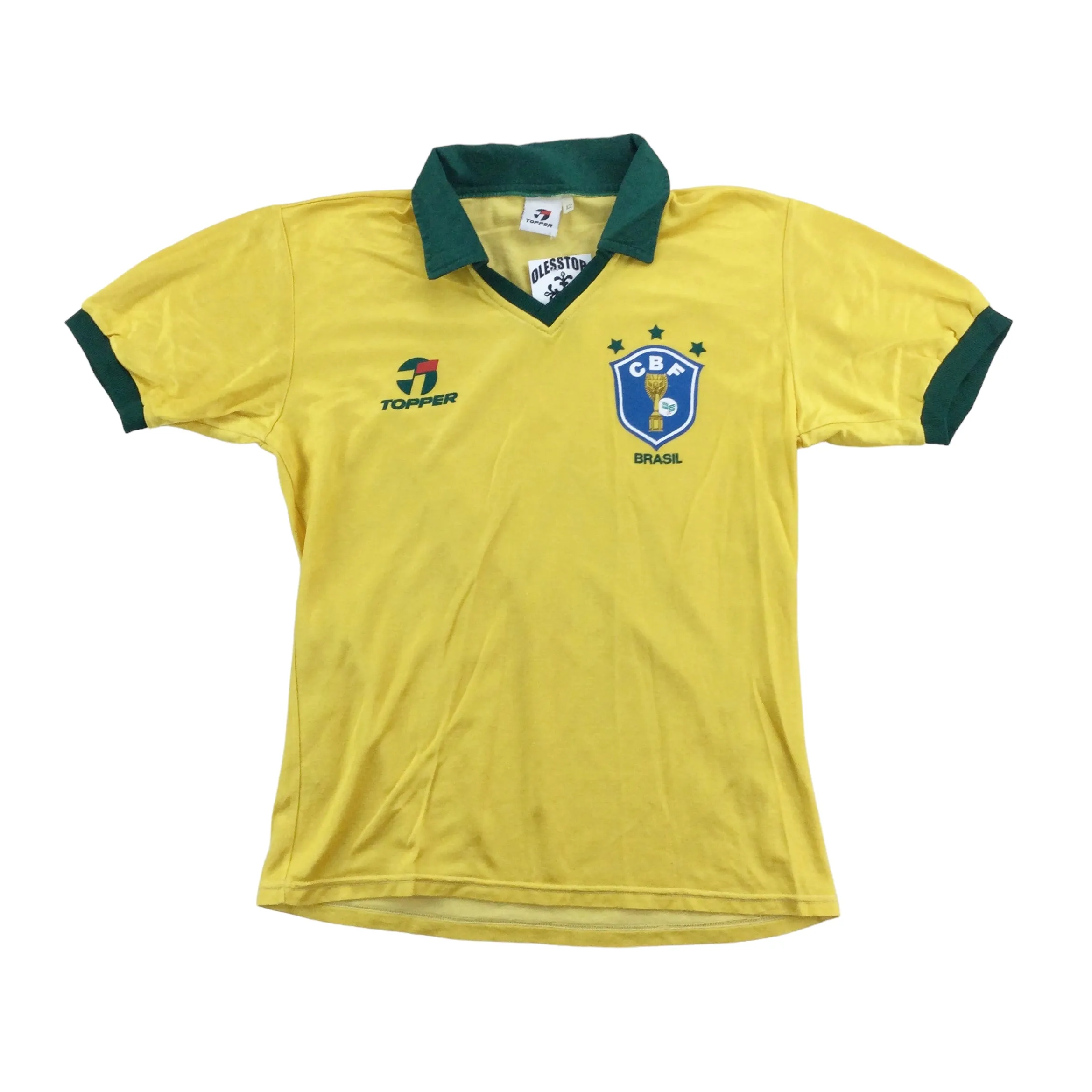 Topper x Brasil 1986 Football Jersey - XS