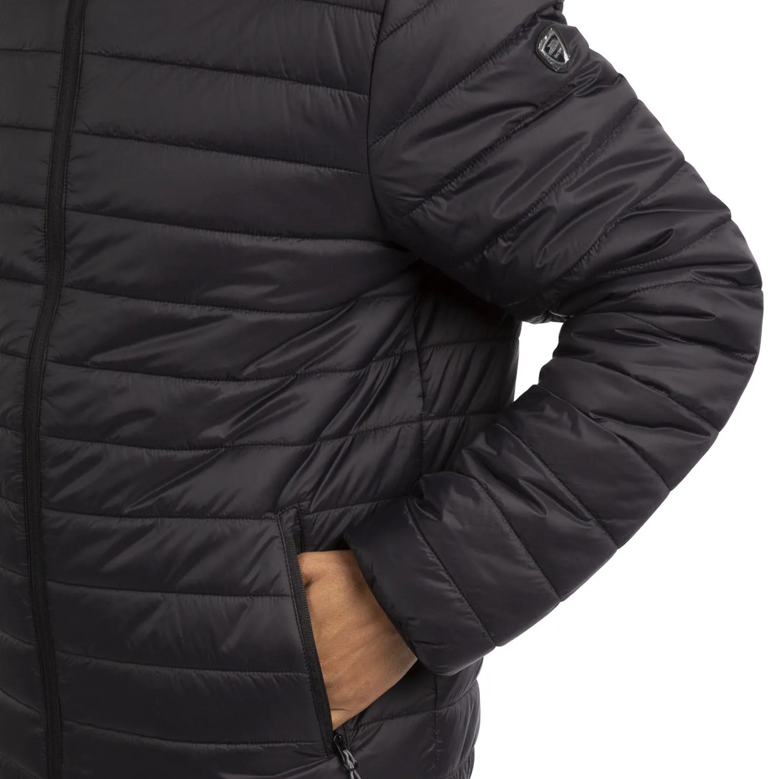 Trespass Mens Senby Padded Hooded Reversible Jacket