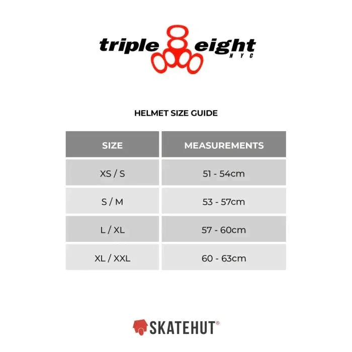 Triple 8 THE Certified Helmet SS Red Gloss