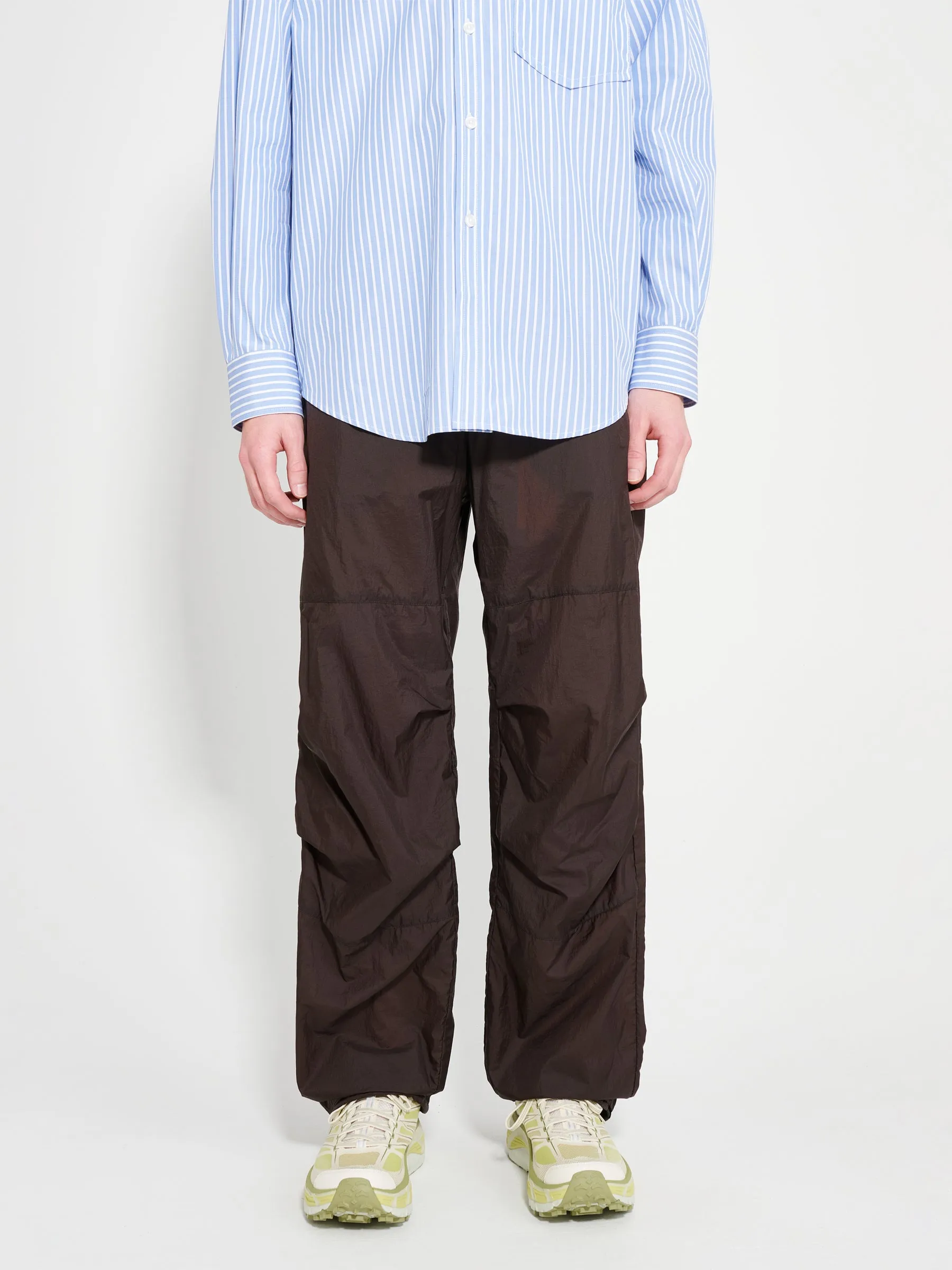 TRÈS BIEN everywear Parachute Pants Nylon Brown