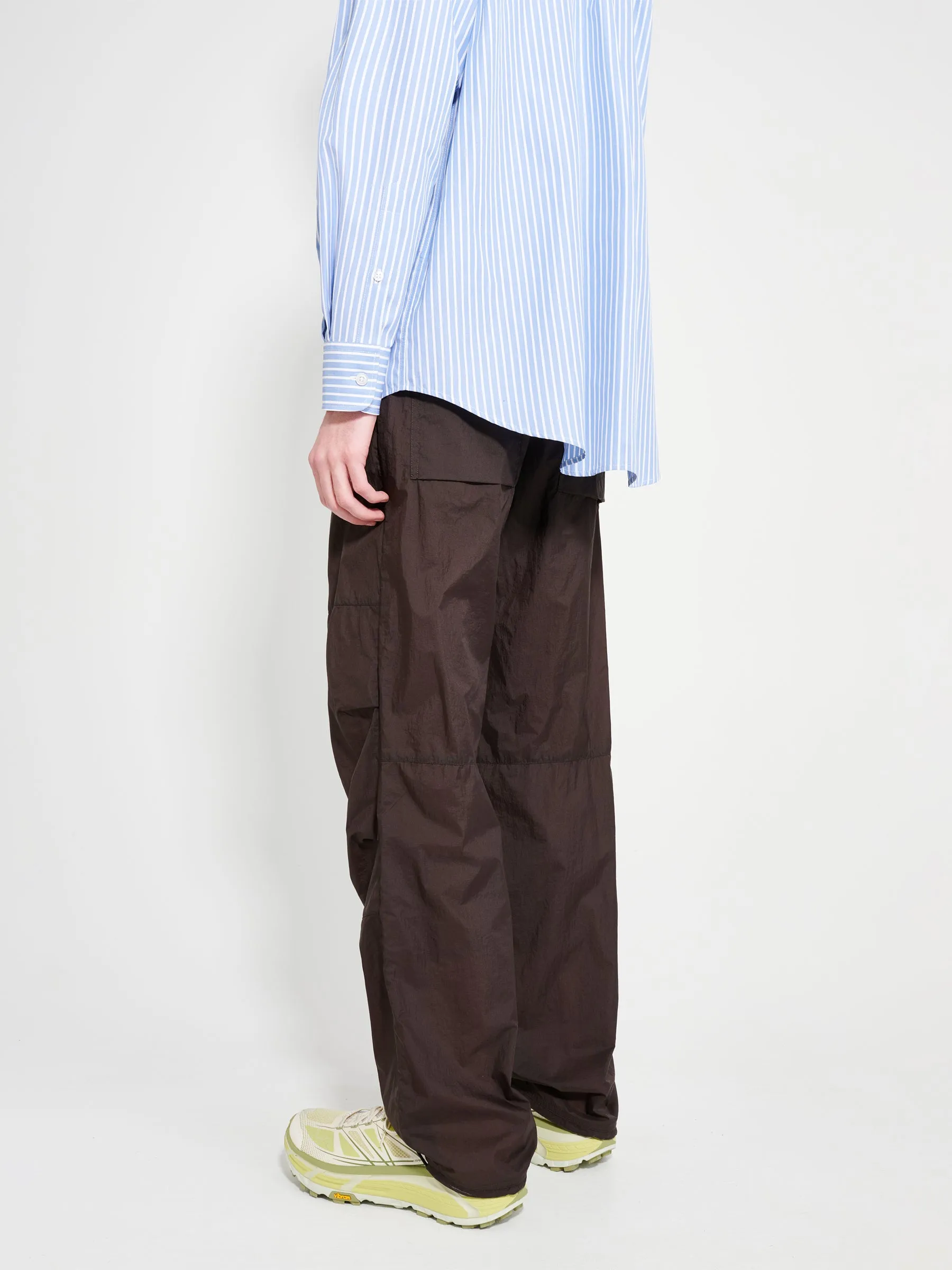 TRÈS BIEN everywear Parachute Pants Nylon Brown