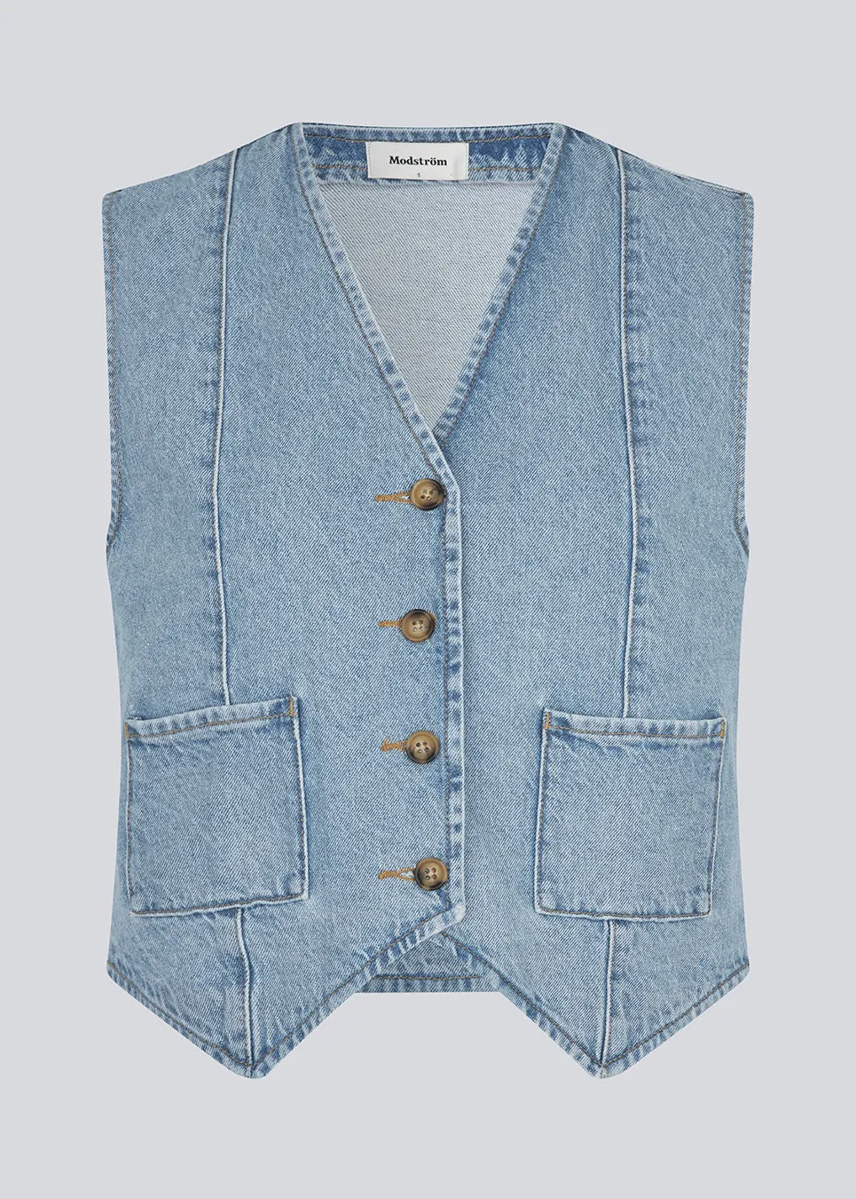 TylinMD vest - Light Blue Wash