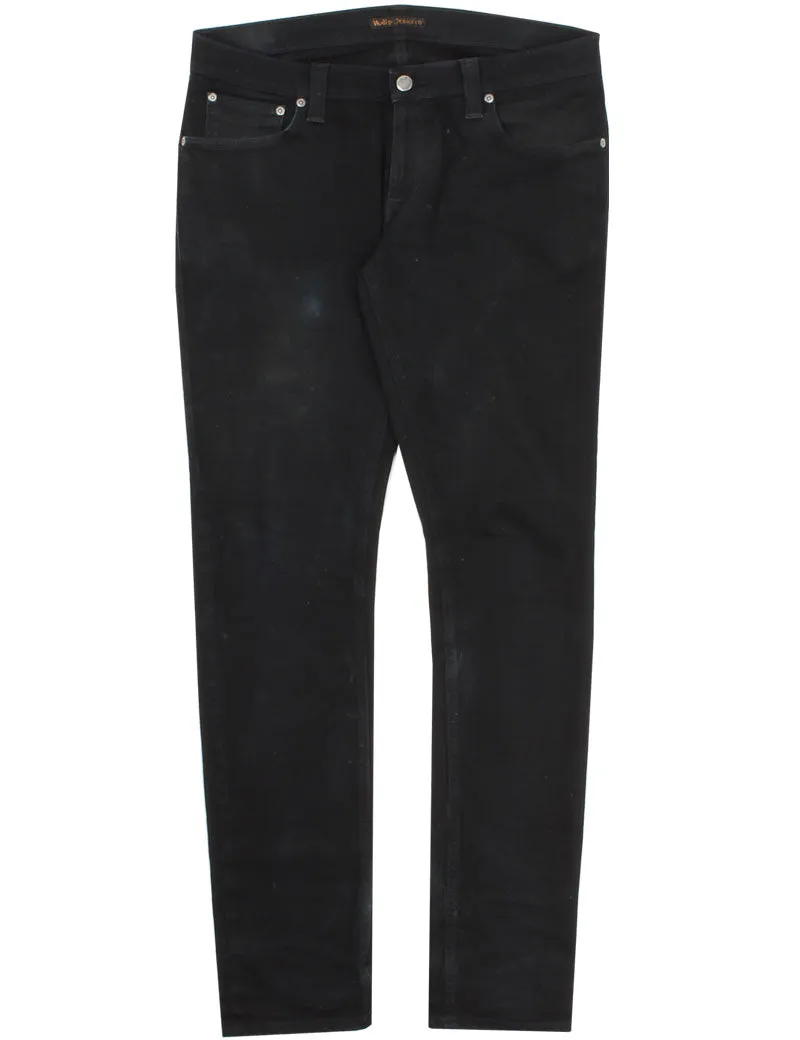 Uniform Reworks Nudie Jeans Co Tight Long John Black Washed 34X32