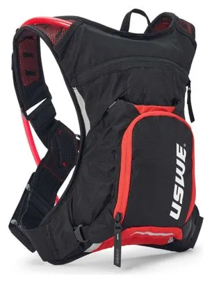 USWE MTB Hydro 3L Backpack + 2L Water Pouch Black Red