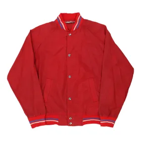 Van Heusen Baseball Jacket - Medium Red Nylon