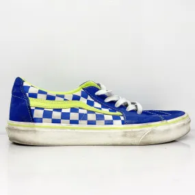 Vans Mens Off The Wall 721356 Blue Casual Shoes Sneakers Size 10