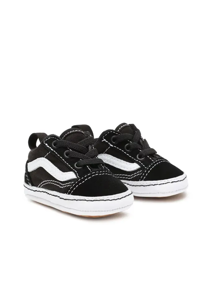 Vans Αγκαλι Old Skool Crib Μαυρα