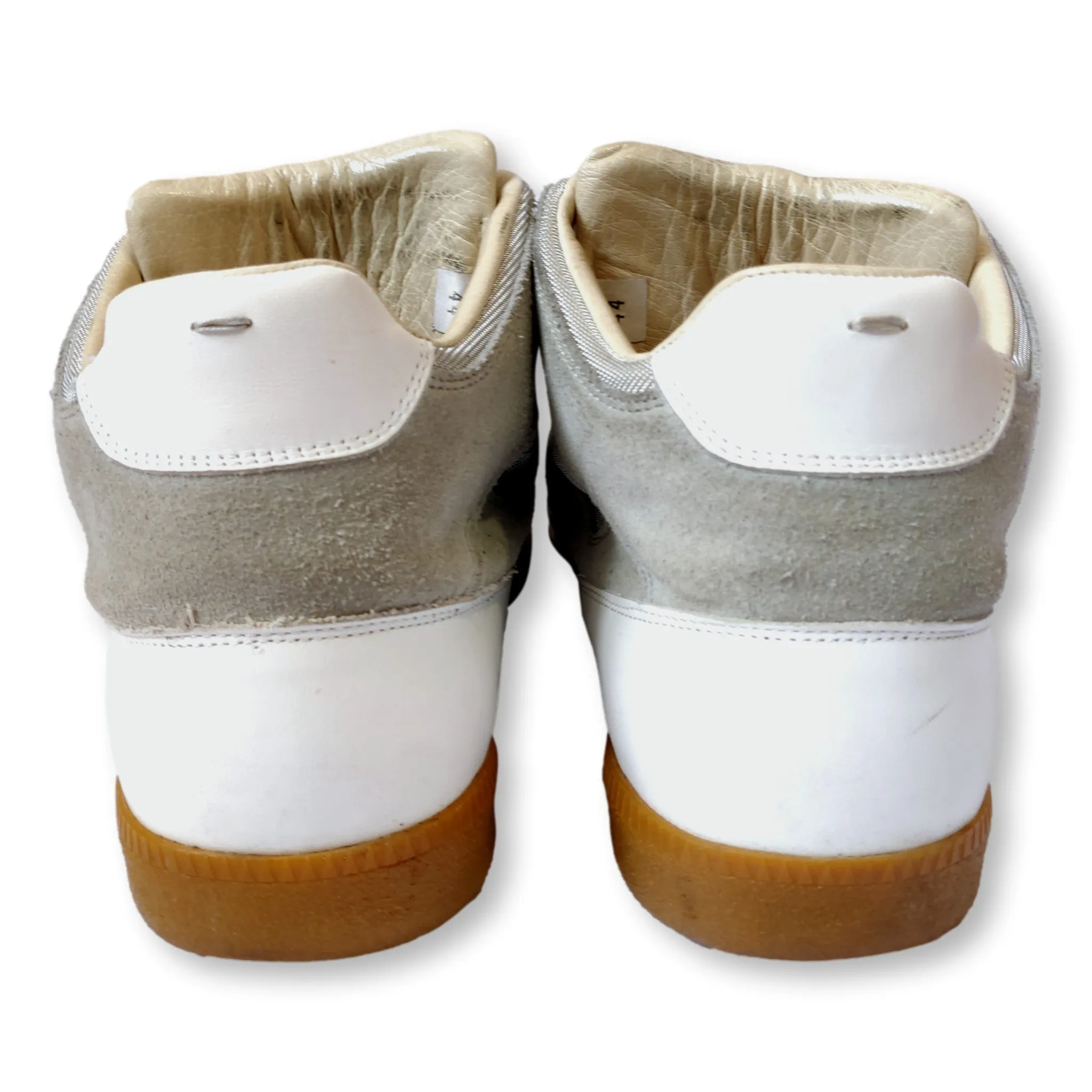 Vintage beige Maison Margiela Line 22 sneakers Made in Italy