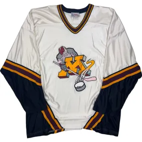 Vintage Minnesota Golden Gophers Koronis Sports Hockey Jersey White Rare