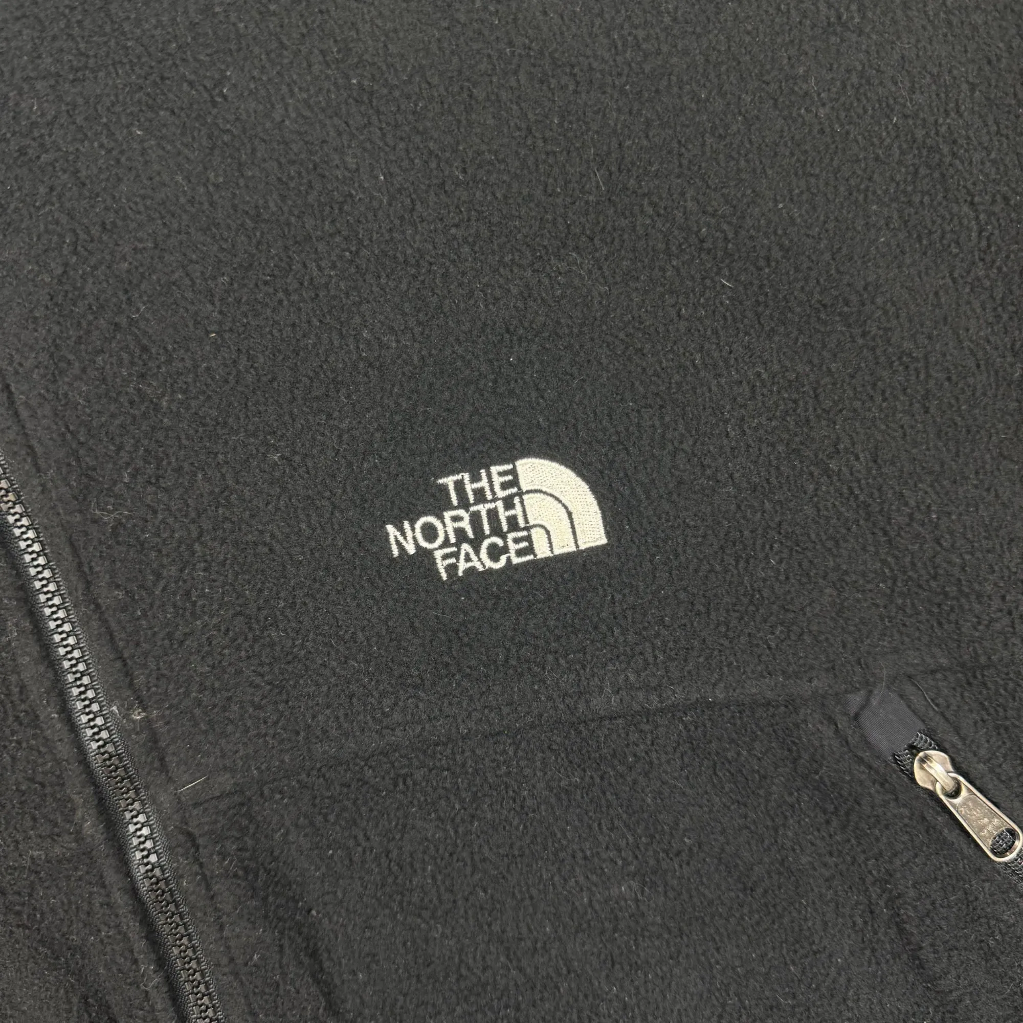 Vintage The North Face Polartec Full-Zip Fleece Jacket Black