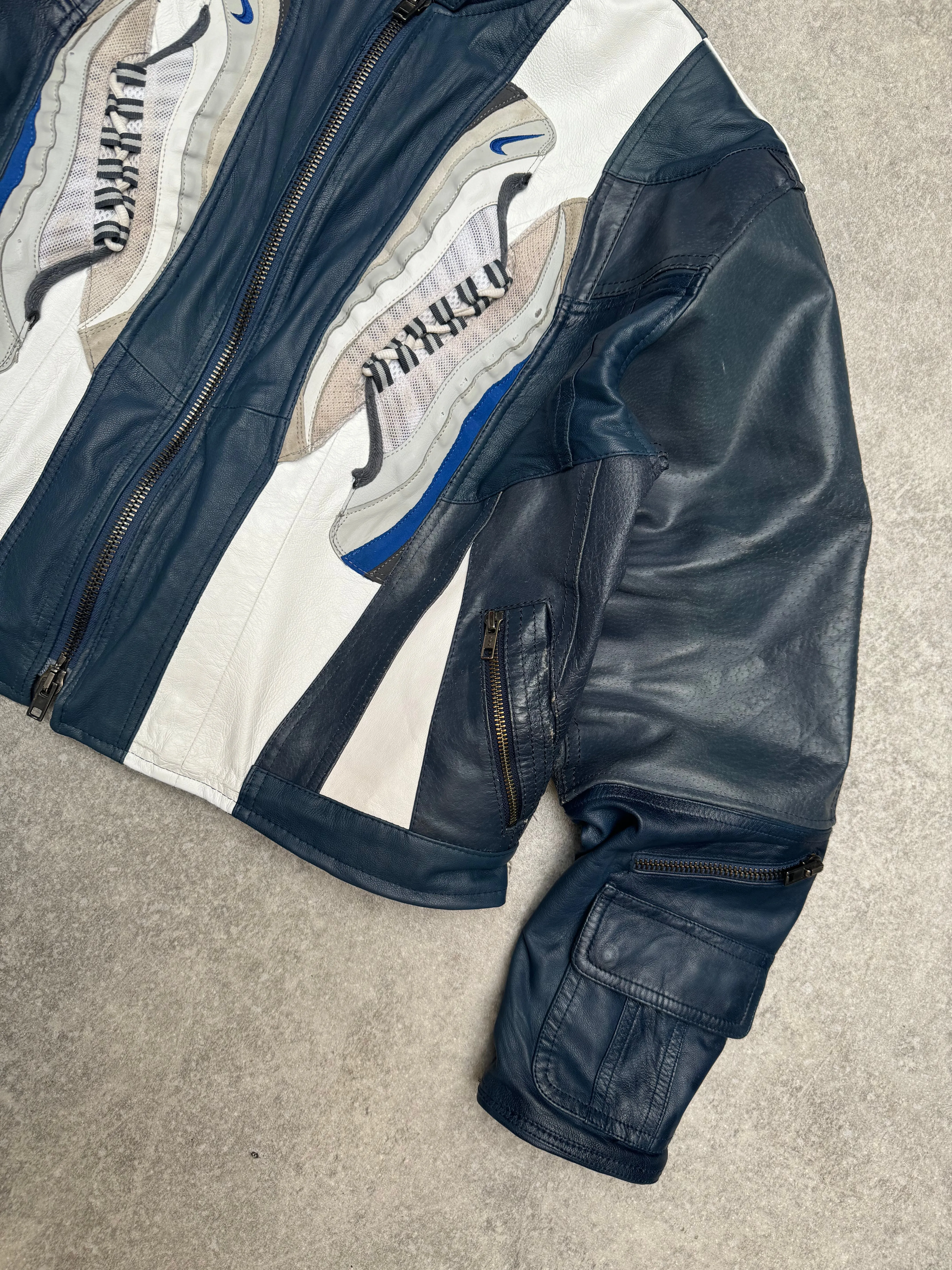 VT Rework: Nike Airmax 95 Panelled Leather Jacket