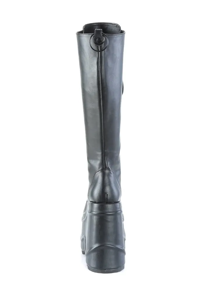 Wave 200 Knee High Platform Boot