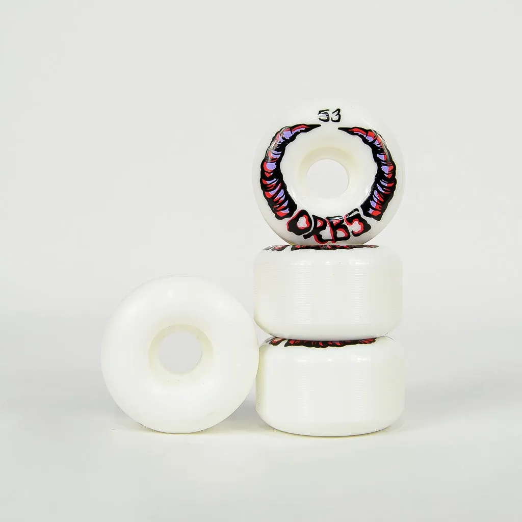 Welcome Skateboards - 53mm (99a) Orbs Apparitions Wheels - White