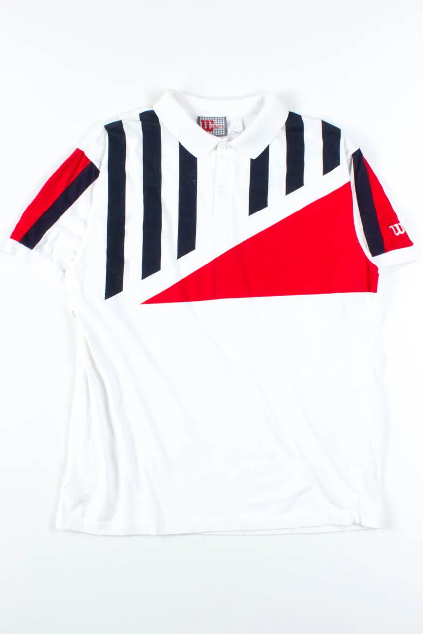 White Tennis Polo Shirt
