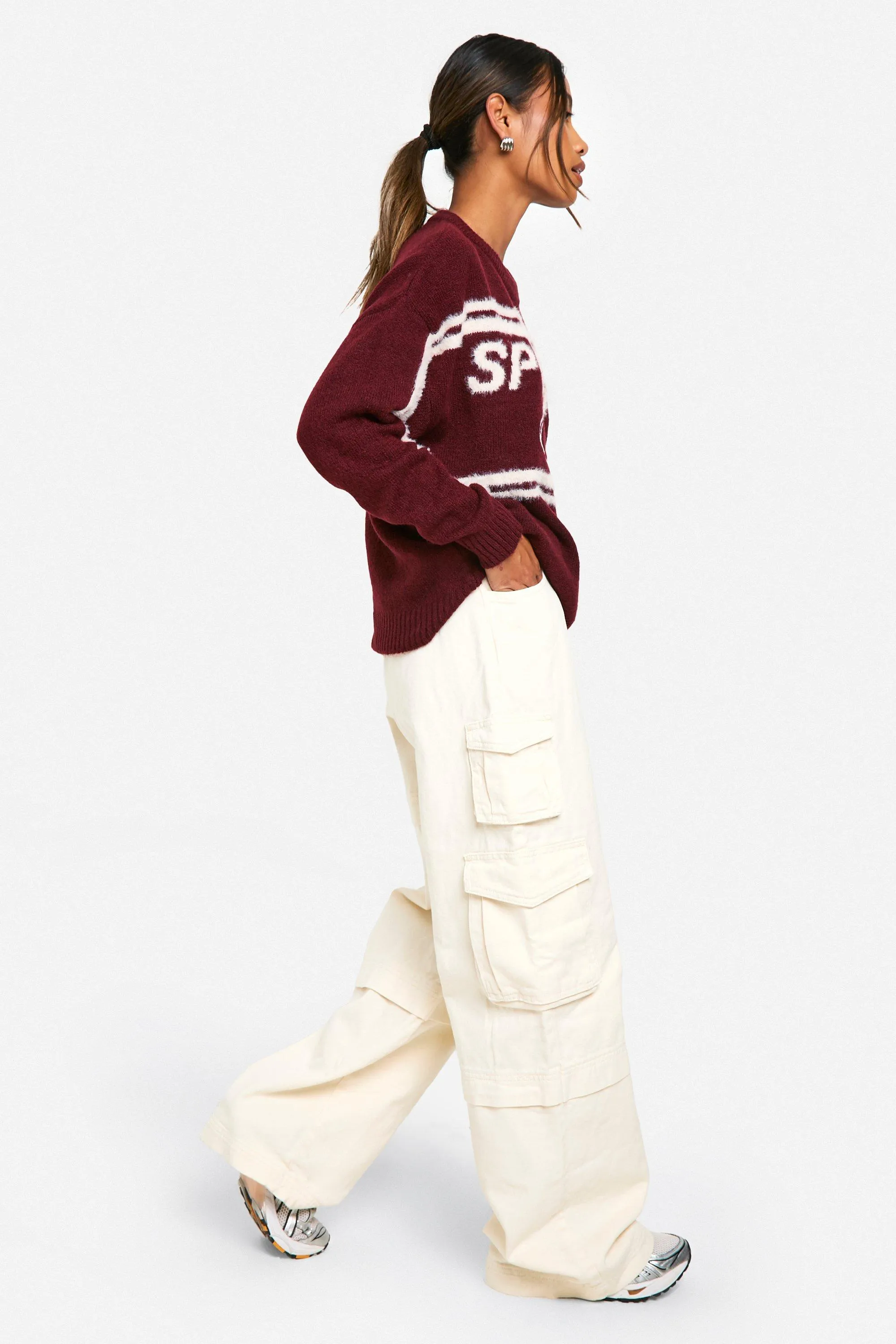 Wide Leg Cargo Pocket Pants