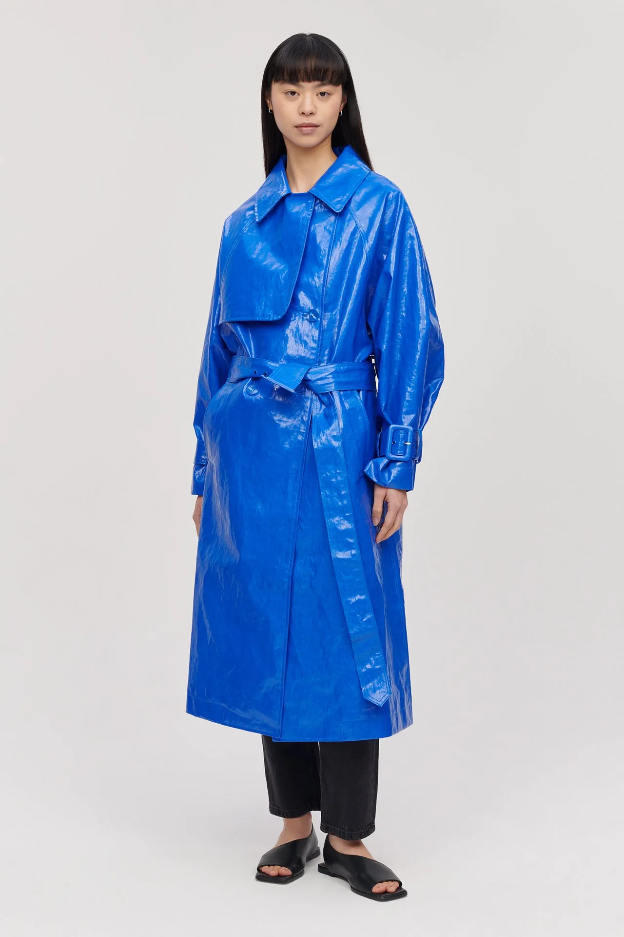 WINONA TRENCH BLUE