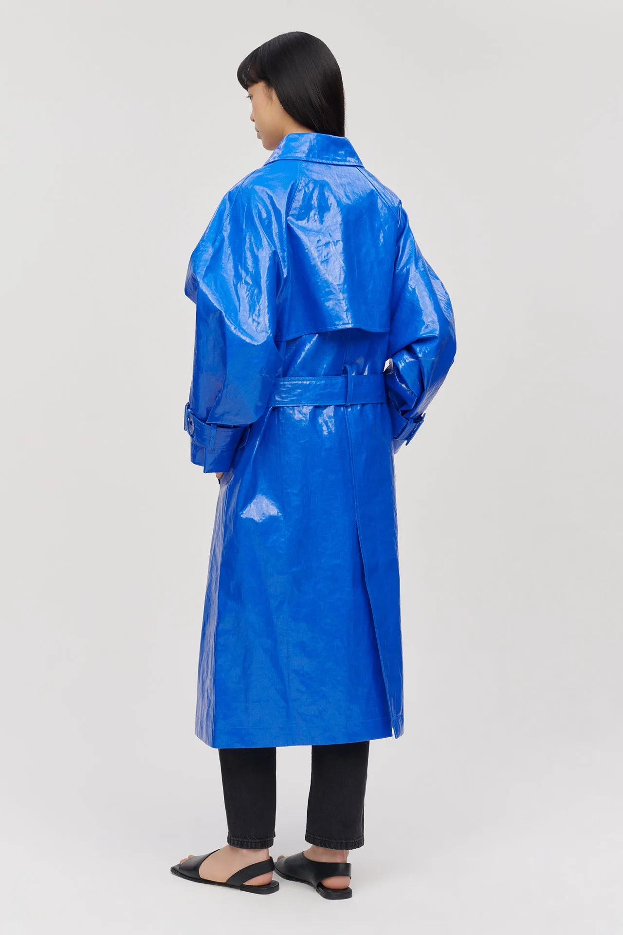 WINONA TRENCH BLUE