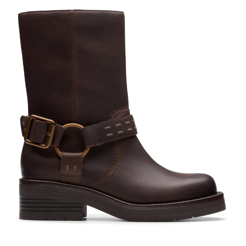 Women’s Clarks Rebelle Up – Walnut Leather