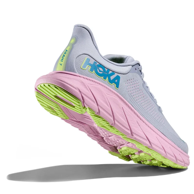 Women’s HOKA Arahi 7 – Gull/Pink Twilight (GPT)