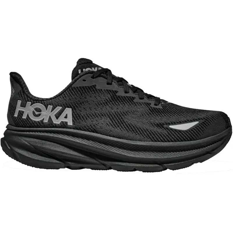 Women’s HOKA Clifton 9 GTX – Black/Black (BBLC)