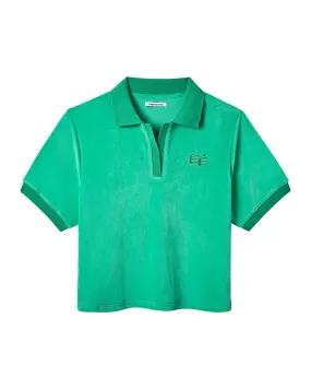 Women's Terry Polo | Seafoam