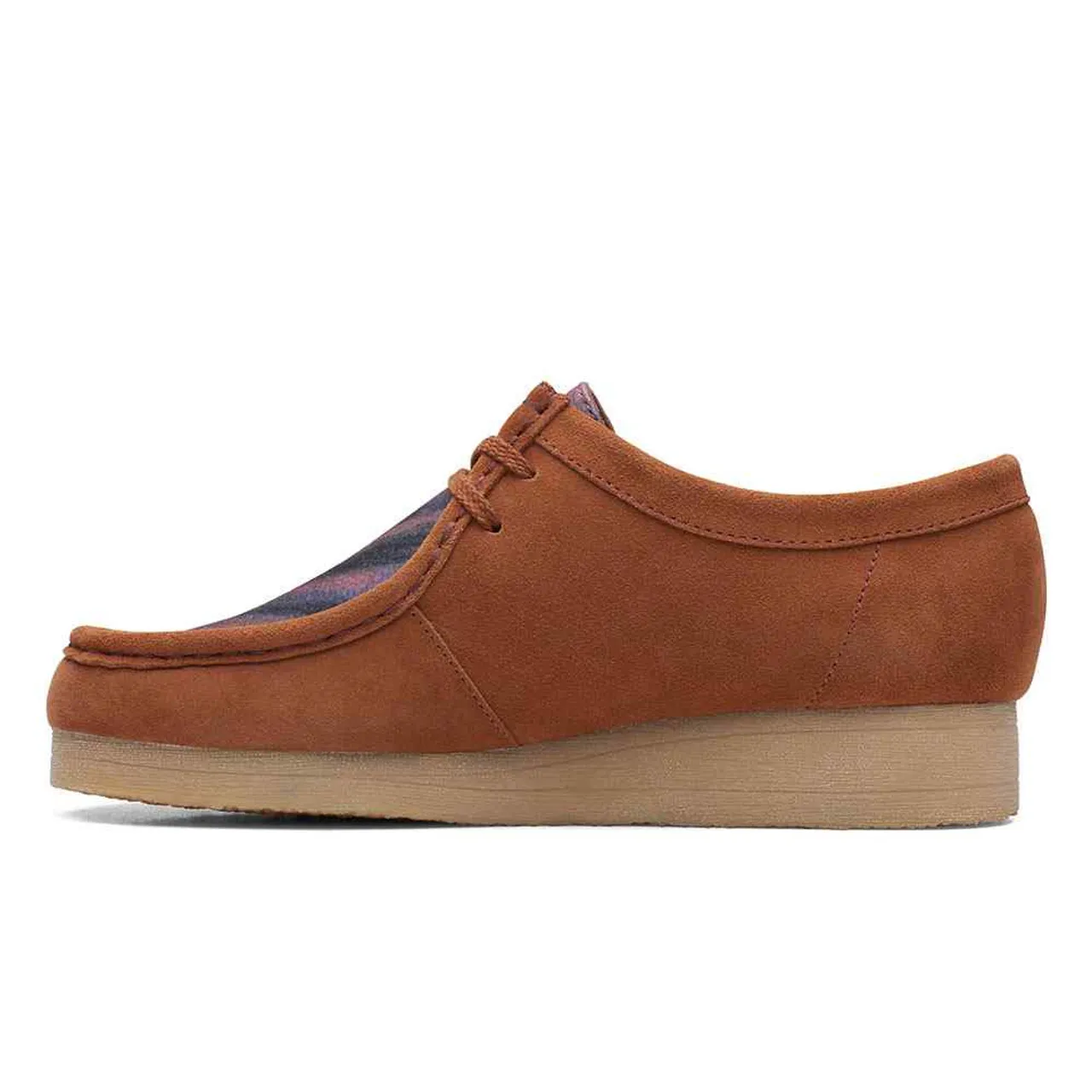 Women's Clarks Padmora Dark Tan Suede Shoe