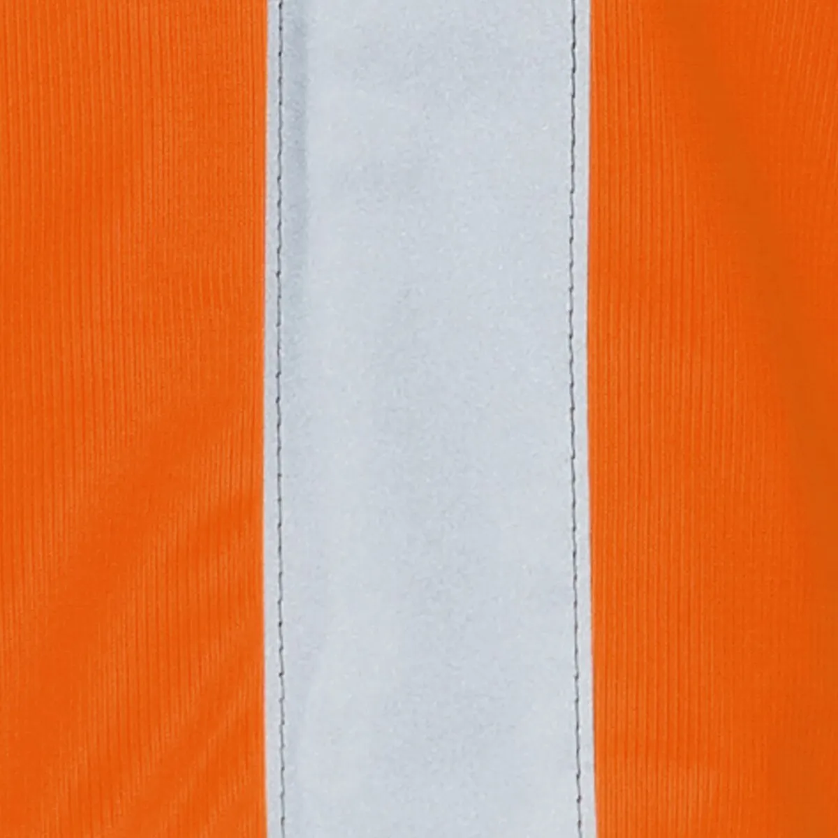 Workhorse MVE019 High Visibility Safety Vest - H-Back + Tail - Polyester Tricot - Orange - Small