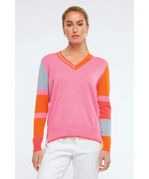 Zaket & Plover Cricket Jumper - Candy