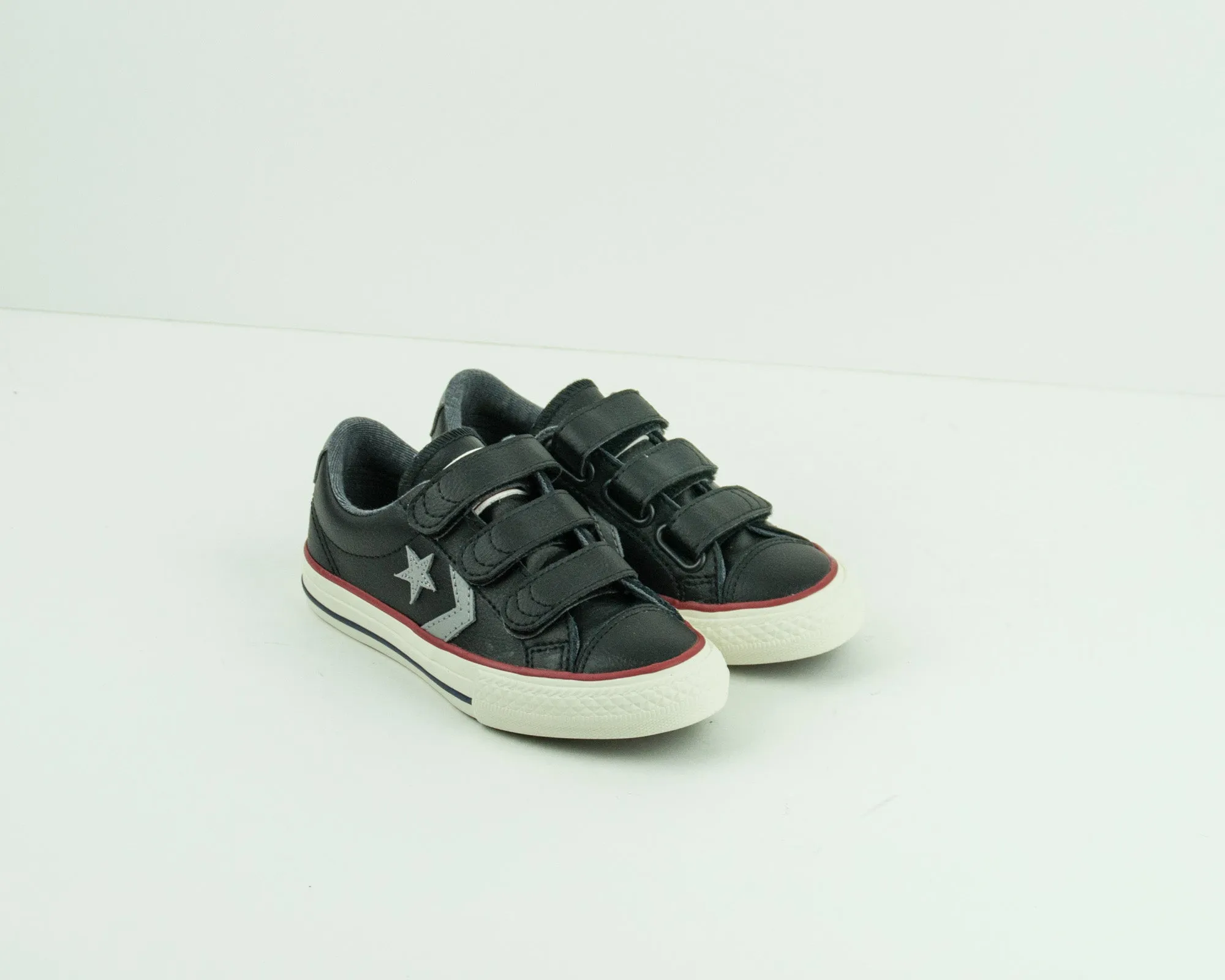 ZAPATILLA DE NIÑO - CONVERSE - 658155C STAR PLAYER EV 3V LEATHER OX BLACK DOLPHIN EGRET