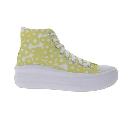 Zapatillas altas de mujer Converse Chuck Taylor All Star cómodas Chucks A01194C amarillo