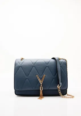 Zen Collection Tassel Detail Crossbody Bag, Blue