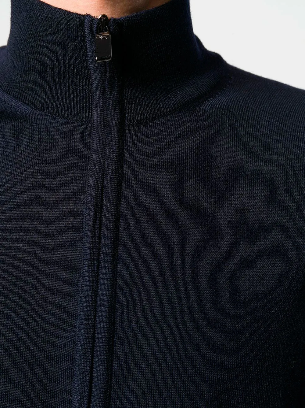 Zip-up cardigan